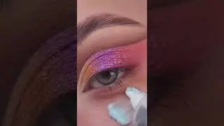 Unicorn Eye Makeup Tutorial | #shorts #eyemakeup#viral #shorter