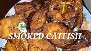 HOW TO MAKE SMOKED/DRIED CATFISH AT HOME #nigeriafood #fish #mealprep #catfish 