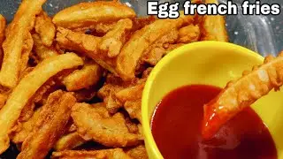 Egg french fries recipe in malayalam//Easy egg french fries//Egg potato fries.