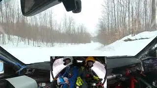 SnoDrift 2025 Stage 9 OLD STATE - HUFF 1 Hathaway/Bukky Honda Civic #691