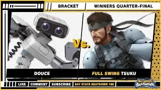 Bay State Beatdown 186 - Winners Quarter-Final - Douce (R.O.B) VS tsuku (Snake) - SSBU Singles