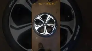Tire lettering on the new Rims.