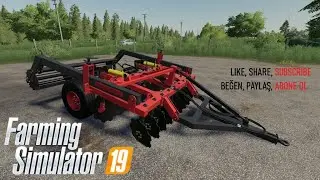 Farming Simulator 2019 BDM 2.7x2P Disc Harrow Mod FS19
