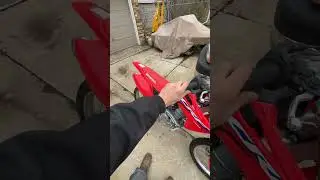 CRF 150r 2023 rev limiter sound #honda #dirtbike #racing #crf #4stroke #motocross #hondamotorcycles