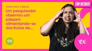UM PESQUISADOR OBSERVOU UM PÁSSARO ALIMENTANDO-SE DOS FRUTOS DE UMA (...) | INTRODUÇÃO À BIOLOGIA