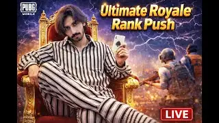 Ultimate Royale Rank Push 👑 | PUBG Mobile Live Stream | Conqueror Push | IPS Falcon Gaming
