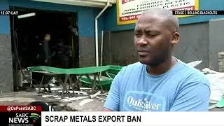 Scrap metals export ban