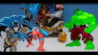 Unboxing Kapow Marvel Handful Of Heroes Secret Toy DC Heroics Surprise Blind  Ball Zerboz Military