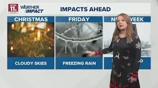Isolated rain overnight; cloudy, warm Christmas Day | WTOL 11 Weather - Dec. 24