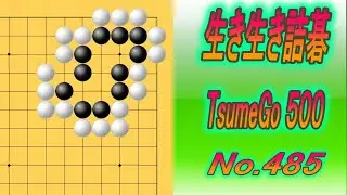 485.生き生き詰碁 (TsumeGo 500) Black to play
