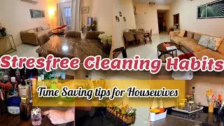 Simple Habits of Stressfree Cleaning | Night Time Cleaning Routine | Stressfree Homemaking