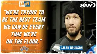 Jalen Brunson talks about Knicks being in a 'good stretch' after 3rd straight win | SNY