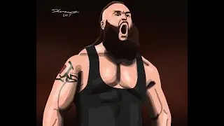 Braun Strowman Inktober Speed Painting