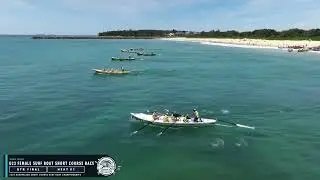 Enchiladas: Quarter Final of the u23 Female Surf Boat Short Course Championships - SLSA footage