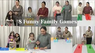 8 Fun Game Challenge With My Daughter! Funny Family Games| Family fun games at home|mom vs daughter 