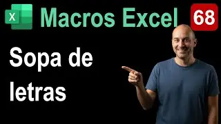 68. Curso Macros en Excel. Sopa de letras.