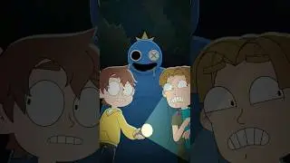 GLITCH MEETS BLUE... (Rainbow Friends Animation)