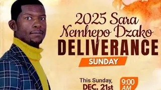 Sunday Service | 21Dec2025 | 2025 Sara Nemhepo Dzako | Apostle Alistar Chibanda