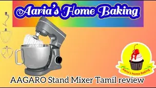 AGARO Elegant Stand Mixer, 1400W with 5.5L SS Bowl, 10 Speed Settings, Pulse Function tamil review