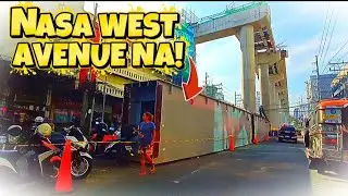 May mga steel Box girders na Dito sa West avenue 