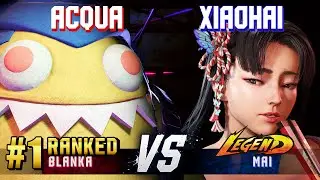 SF6 ▰ ACQUA (#1 Ranked Blanka) vs XIAOHAI (Mai) ▰ High Level Gameplay