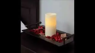 Pacific Accents Flameless Pillar Candles