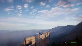 Tileguy does spectacular  helicopter  stunt