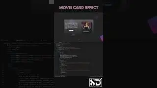 Movie Card  Effect design!  | HTML ,CSS & Swiper.JS | SDSQUAR Solutions 