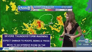 Severe thunderstorm warning issued for Kauai County