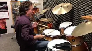 Todd Sucherman at Explorers Percussion-KC, MO 2017-Flams