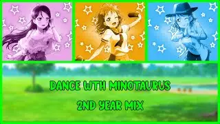 DANCE WITH MINOTAURUS - CHIKA, YOU & RIKO MIX | Color Coded + Lyrics (ROM/ENG)