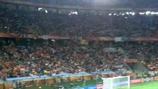 Vuvuzela sound at Cape Town Stadium- world cup 2010