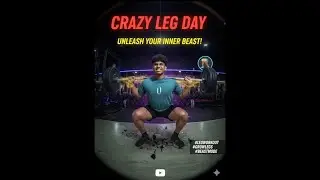 &ldquo;Crazy Leg Day Workout 🔥 | Intense Squat Session to Grow Massive Legs Fast!&rdquo;
