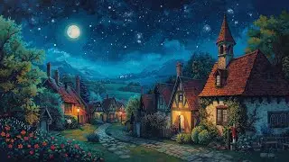 Peaceful Medieval Music for Relaxation & Calm | The Starlit Village