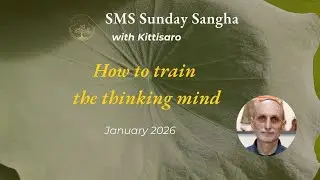 How to Train the Thinking Mind| Sunday Sanga with Kittisaro | January 2026