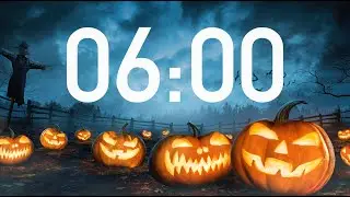 Halloween Timer 6 Minutes with Spooky Music (4K)