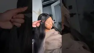 watch me install a wig #haircare #wigs #hairstylist #wigtutorial #hair #hairstyle #wiginstall #wig