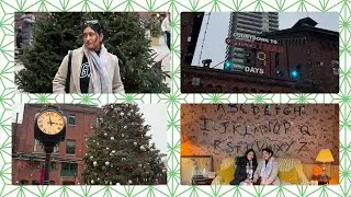 Winter village in Toronto 🎄| Stranger things? 😍| Ashi vlogs❤️