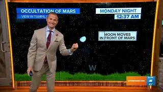 Lunar Occultation of Mars - Don't Miss in Tampa Bay