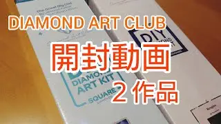 【ダイヤモンドアート】開封動画　DAC　２作品　呼吸・フクロウ