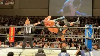 【#ddt 】衝撃のフィニッシュ #harashima 二発目の双魔刀が決まるも#樋口和貞 アイアンクロースラムが火を吹いた！　#ddtpro【#プロレス】