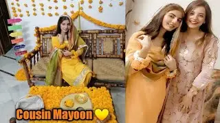 Mayoon Day 💛 cousin ki mayu || AU Vlogs ||
