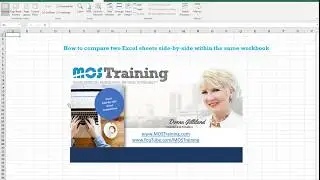 How to compare two Excel spreadsheets within the same workbook
