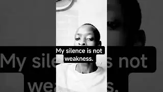my silence does mean I am weak #motivation #inspiration #success #motivate