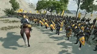 Medieval Holy War: 500 Crusader Knights vs 500 Islamic Warriors | Bannerlord
