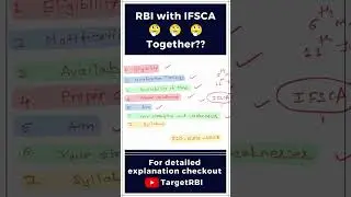 If you are preparing for RBI Exam and planning for IFSCA also #rbigradeb #ifsca #watchthis