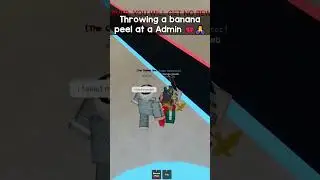 I threw a banana peel at a Ink Game admin #inkgame #roblox #robloxfunny