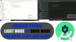 How To Enable Dark Mode In Android Studio | Android Studio for 32bit and 64bit