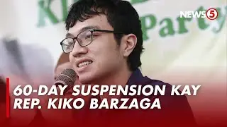 60-day suspension kay Rep. Kiko Barzaga, inirekomenda