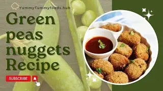 Green peas Nuggets receipe || Easy evening snacks